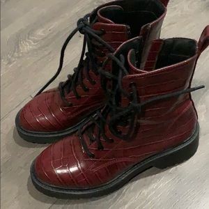 Topshop combat boots